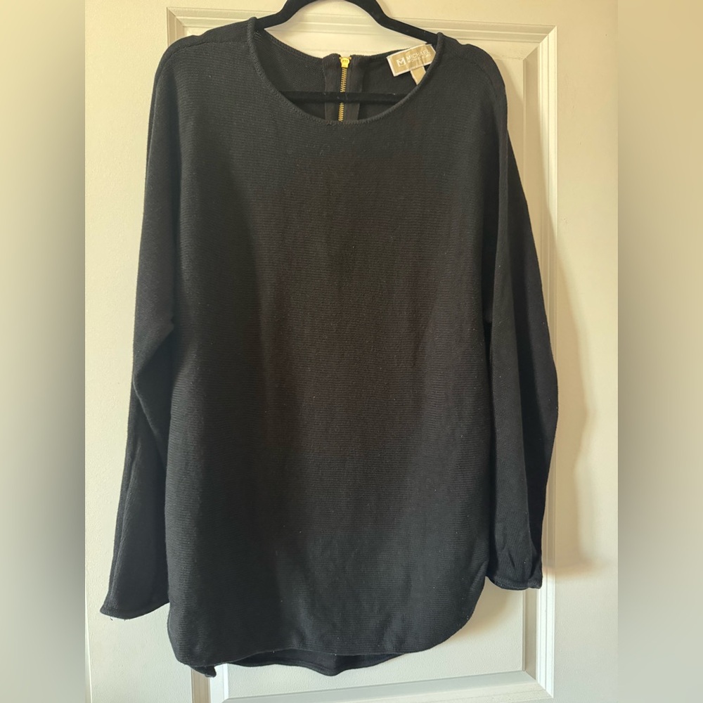 Michael Kors Black Knit Sweater Size L